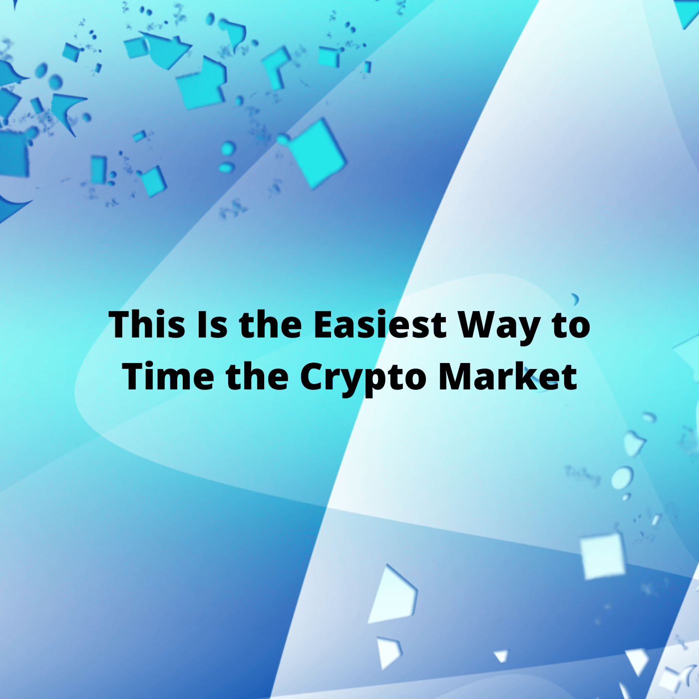 This Is the Easiest Way to Time the Crypto Market - Tascha Labs